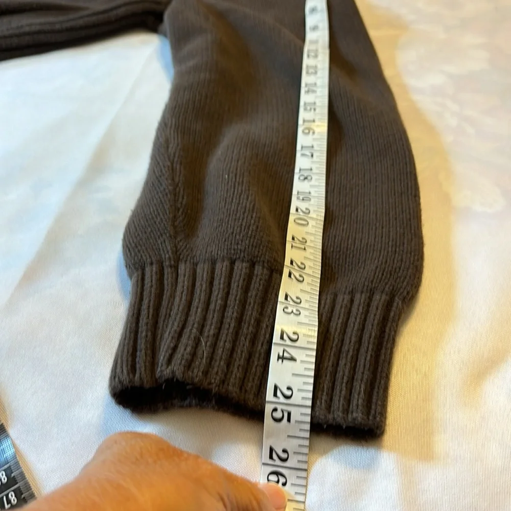 Tommy Hilfiger Heavy Cotton 1/4 Zip Sweater with Detailing Size XXL